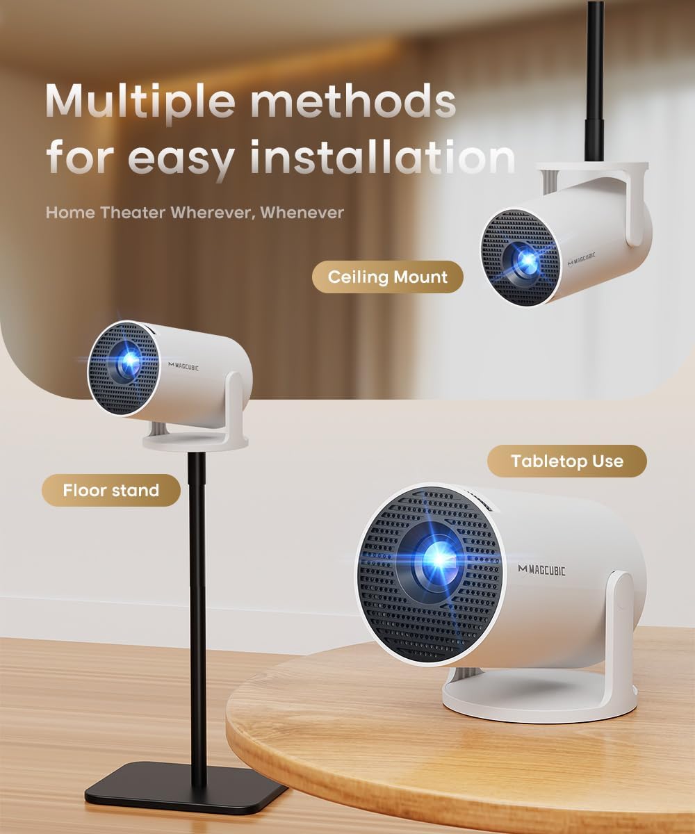 Discover the 2026 HY300PRO Mini Projector: Your Ultimate Portable Entertainment Solution with 4K Support, WiFi & Bluetooth Connectivity!