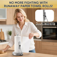 Stylish Paper Towel Holder with Convenient Spray Bottle - Perfect Kitchen Decor and Essential Accessory