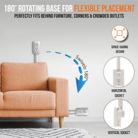 Transform Your Space with the Versatile Electrical Outlet Extender - Charge All Your Devices with Ease!