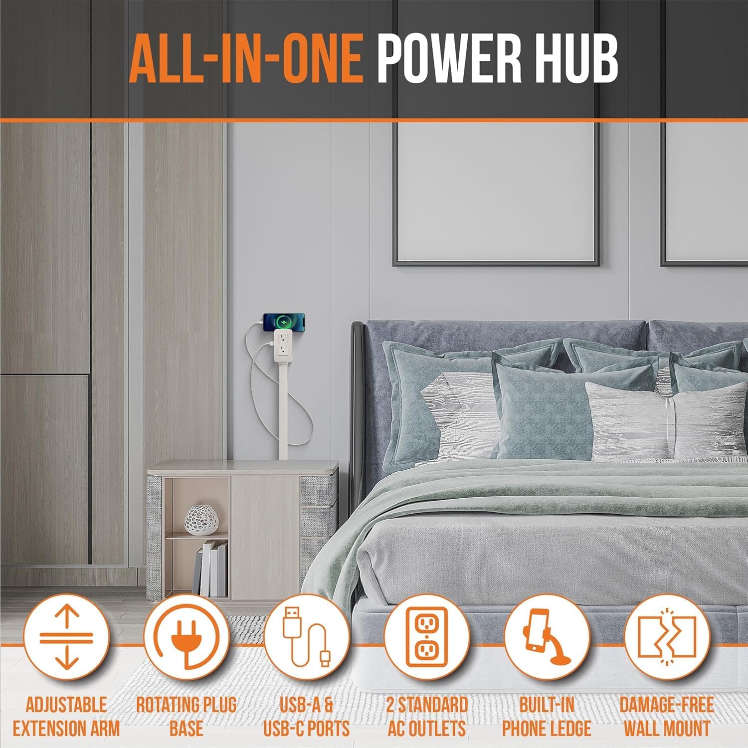 Transform Your Space with the Versatile Electrical Outlet Extender - Charge All Your Devices with Ease!